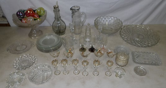 Lot of Glass Items