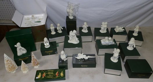 Lot of Department 56 Snow Babies
