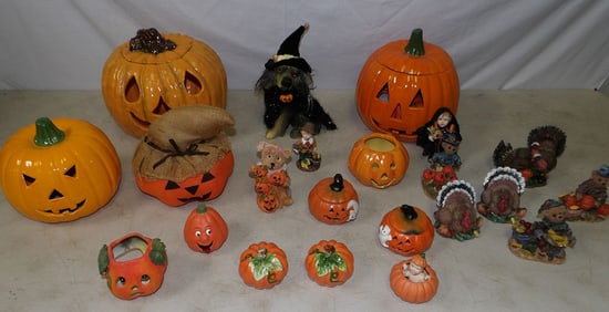 Lot of Decorative, Ceramic, & Resin Items
