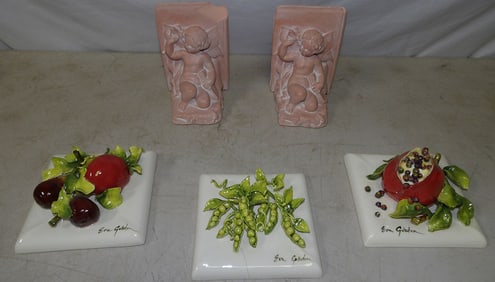 Lot of Porcelain Wall Hangings