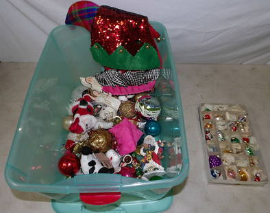 Lot of Christmas Ornaments: Lot of Christmas Ornaments . Up to 15" W 7" D ALL DESCRIPTIONS AND ANY CONDITION STATEMENT GIVEN BY LANGSTON AUCTION GALLERY ARE STRICTLY OPINIONS AND LANGSTON'S SHALL HAVE NO RESPONSIBILITY FOR ERROR
