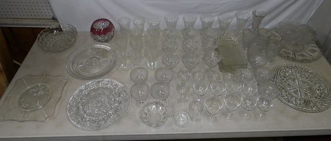 Lot of Glass Stemware