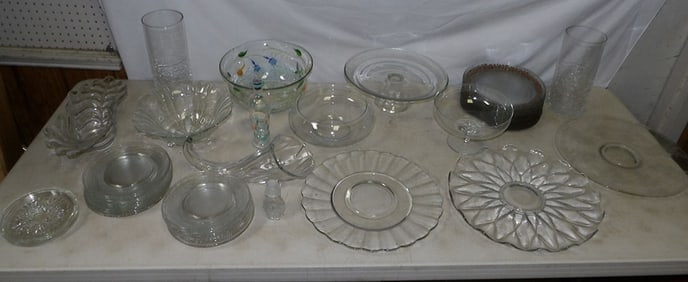 Lot of Glass Items