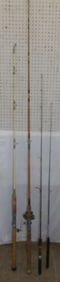 Lot of Vintage Fishing Rods