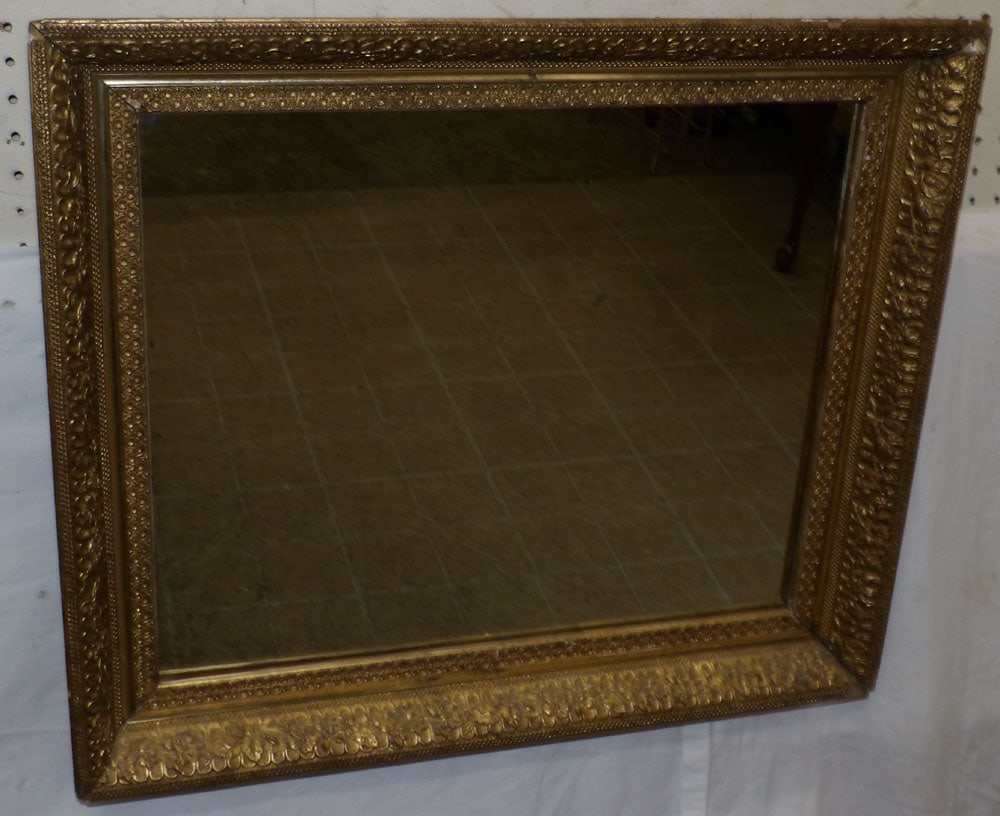Antique Gilded Frame Mirror (1 of 3)