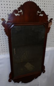 19th Century Mahogany Chippendale Framed Mirror