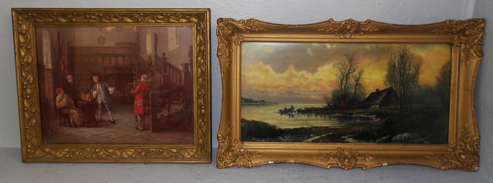 Two Antique Framed Prints (1 of 4)