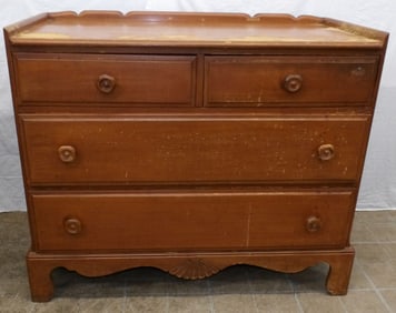 Maple 2/2 Drawer Chest by Davis Cabinet Company