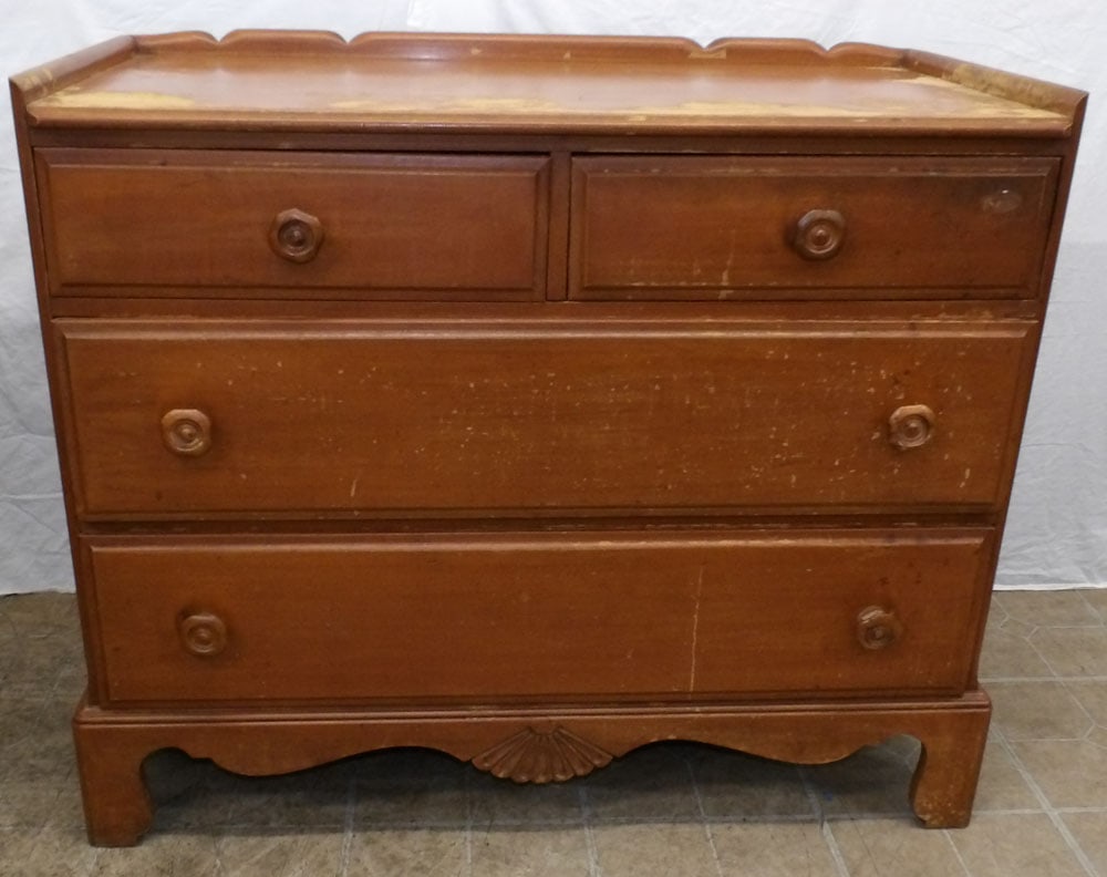 Maple 2/2 Drawer Chest by Davis Cabinet Company (1 of 8)