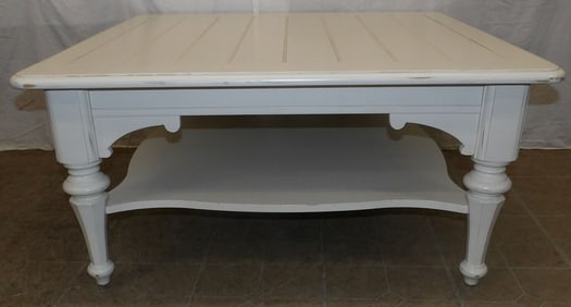Painted Wood Cocktail Table