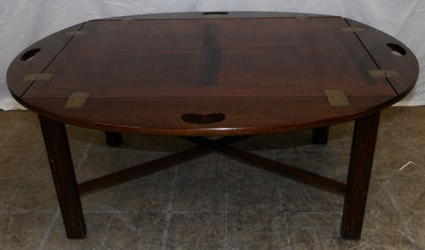 Mahogany Butler's Tray Top Tea Table
