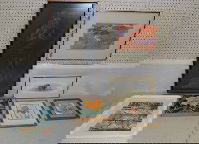 Lot of Framed Prints