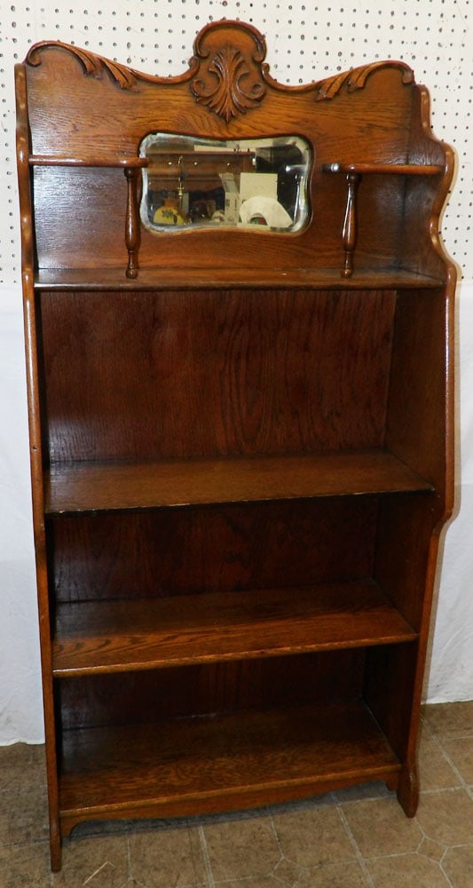 Antique Oak Bookshelf (1 of 5)
