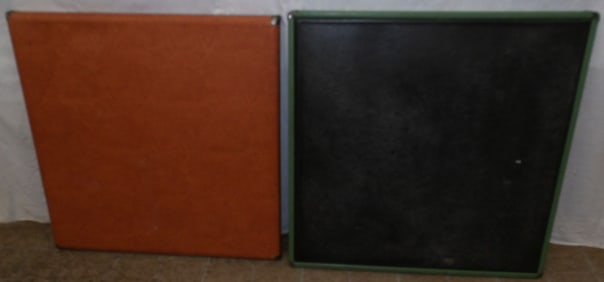 Two Vintage Folding Card Tables