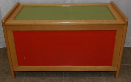 Maple Child's Toy Box with Contents
