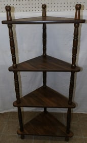 Corner Whatnot Shelf