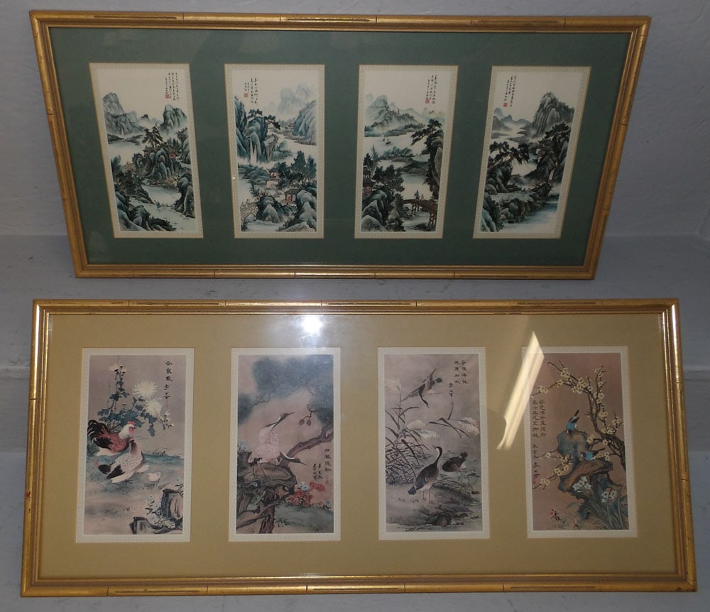 Two Oriental Framed Prints (1 of 4)