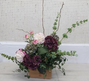 Faux Flower Arrangement