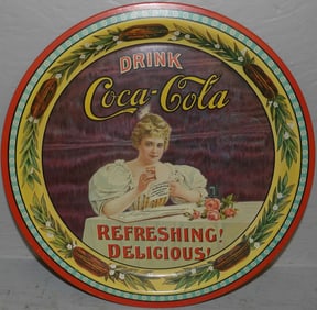 Painted Metal Coca-Cola Tray