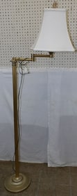 Gilded Metal Floor Lamp