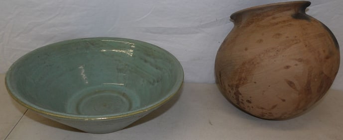 Pottery Bowl & Vase