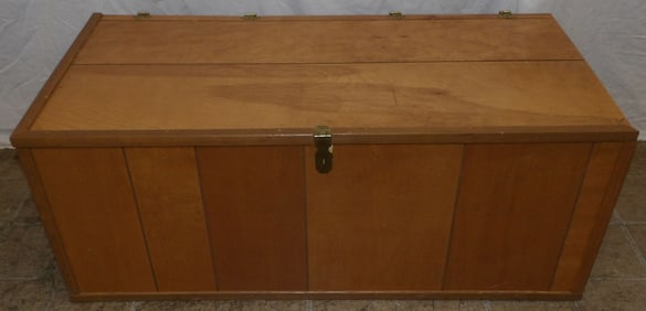 Maple Toy Box with Contents