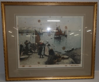 Framed Print Pencil Signed