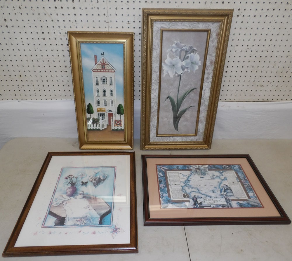 Lot of Four Framed Prints (1 of 6)