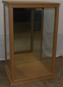 Bleached Mahogany Lighted Showcase