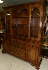 Cherry Two Piece Hutch
