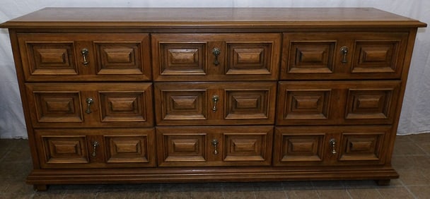 Mid Century Modern Walnut Credenza by Drexel