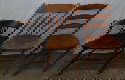 Three Side Chairs