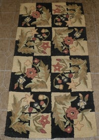 2' x 4' Antique Hook Rug