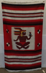 3' 11" x 6' 8" Native American Blanket