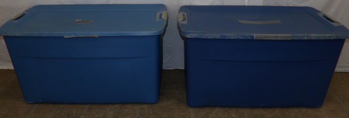 Two Plastic Totes