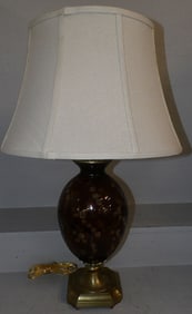 Metal & Glass Decorative Lamp