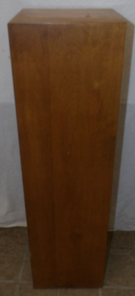 Mid Century Modern Walnut Pedestal (1 of 2)