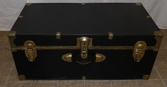 Vintage Foot Locker with Contents