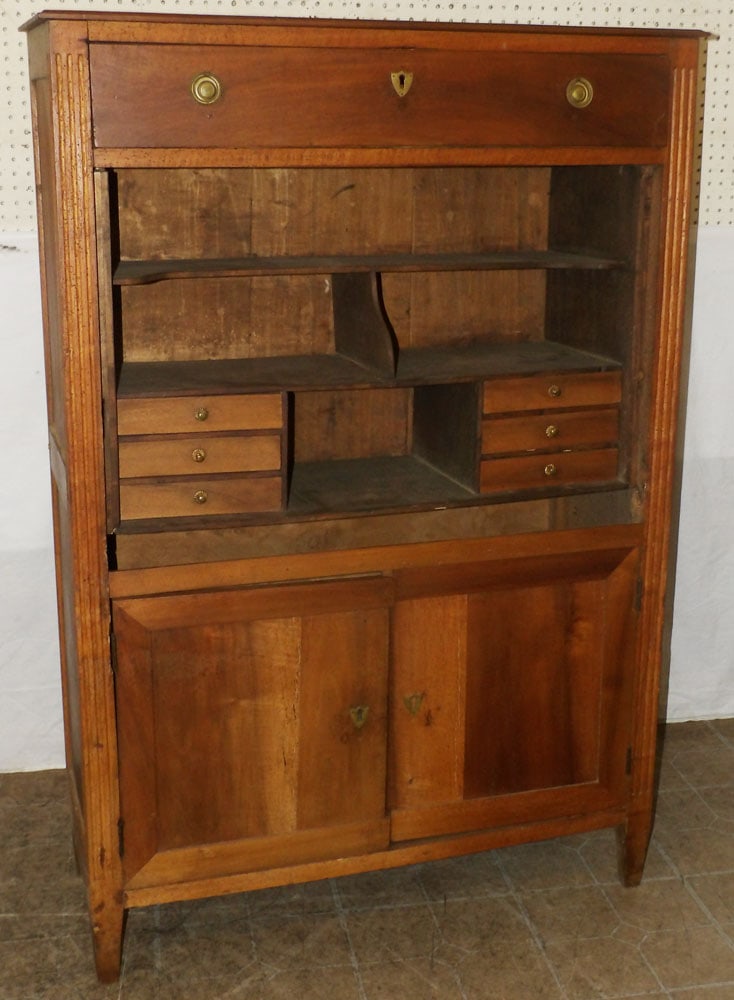 18th Century Walnut Cabinet (1 of 4)