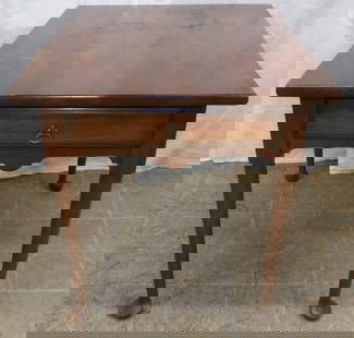Cherry One Drawer End Table by Pennsylvania House: Cherry One Drawer End Table by Pennsylvania House. 22 1/4" H 21 1/4" W 27 1/4" D ALL DESCRIPTIONS AND ANY CONDITION STATEMENT GIVEN BY LANGSTON AUCTION GALLERY ARE STRICTLY OPINIONS AND LANGSTON'S SHA