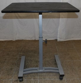 Modern Painted Metal Adjustable Rolling Stand