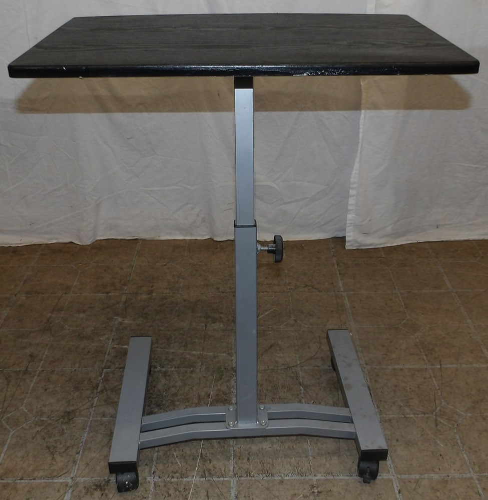 Modern Painted Metal Adjustable Rolling Stand (1 of 3)