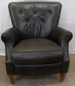 Leather Upholstered Arm Chair