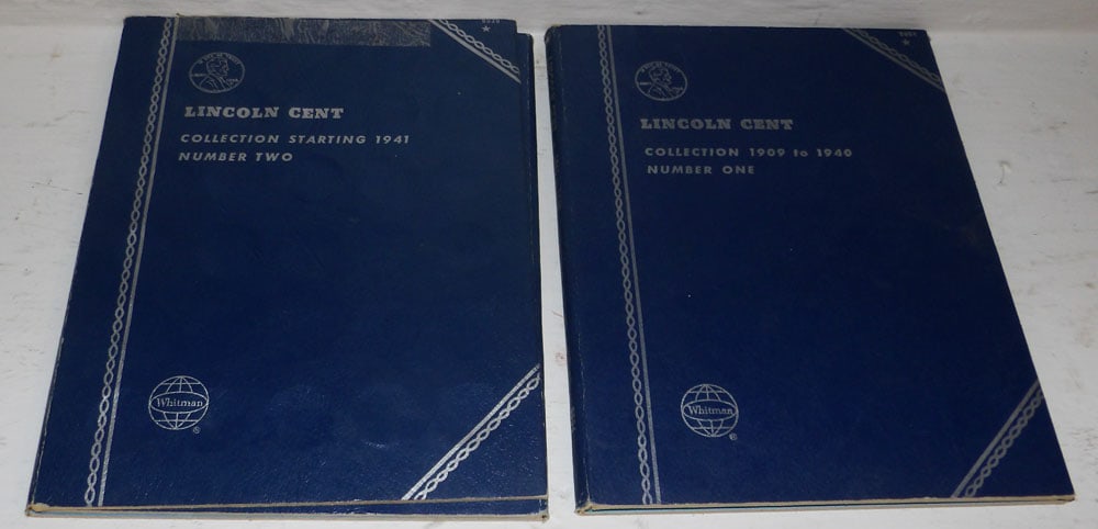 Lot of Lincoln Head Pennies from 1909-1975, (Incomplete): Lot of Lincoln Head Pennies from 1909-1975, (Incomplete). Coin Book: 7 1/2" x 6" ALL DESCRIPTIONS AND ANY CONDITION STATEMENT GIVEN BY LANGSTON AUCTION GALLERY ARE STRICTLY OPINIONS AND LANGSTON'S SHA