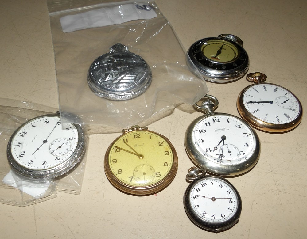 Lot of Vintage & Antique Pocket Watches (1 of 2)