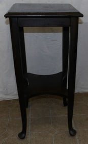 Antique Walnut Two Tier Stand