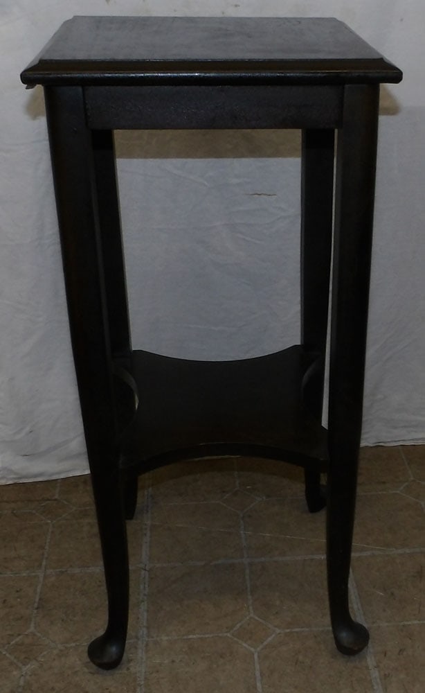 Antique Walnut Two Tier Stand (1 of 2)