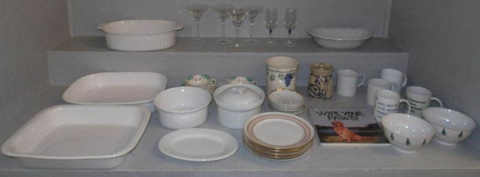 Lot of Porcelain & Glass Household Items