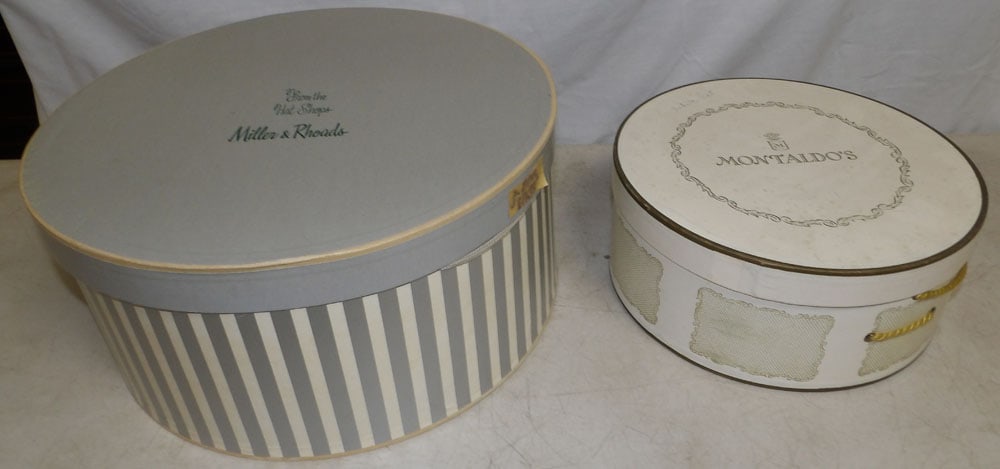 Lot of Vintage Ladies Hats: Lot of Vintage Ladies Hats. Up to 5" H 11" W 6" D ALL DESCRIPTIONS AND ANY CONDITION STATEMENT GIVEN BY LANGSTON AUCTION GALLERY ARE STRICTLY OPINIONS AND LANGSTON'S SHALL HAVE NO RESPONSIBILITY FOR E