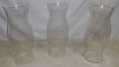 Lot of Glass Hurricane Shades
